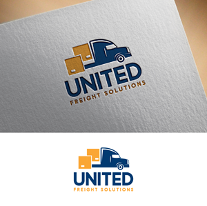 Logo Design by fly  design for United Freight Solutions  | Design: #35365579