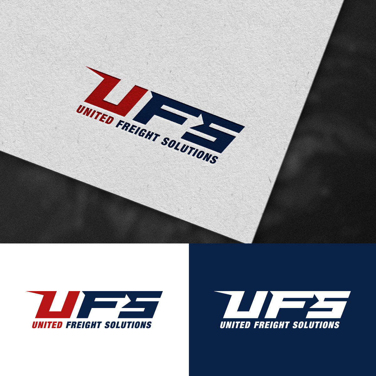 Diseño de Logo por DesignLima para United Freight Solutions  | Diseño #35366206