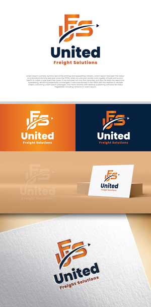 Logo Design by Impressive Designs for United Freight Solutions  | Design #35370341