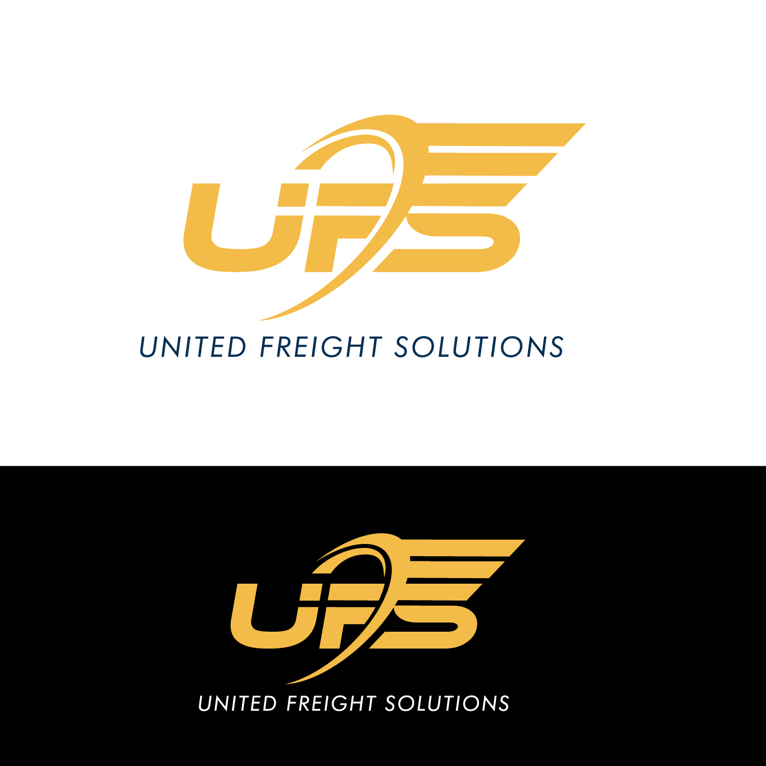 Logo Design by GODDREAMCREATION for United Freight Solutions  | Design #35363863