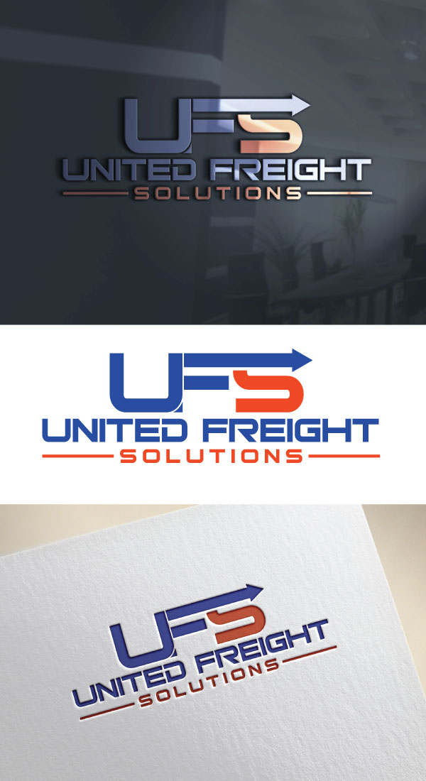 Logo Design by AB design ..... for United Freight Solutions  | Design #35364724
