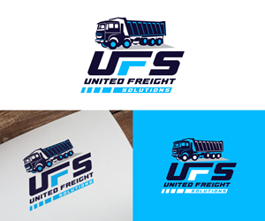 Logo Design by Ansh Design for United Freight Solutions  | Design: #35366794