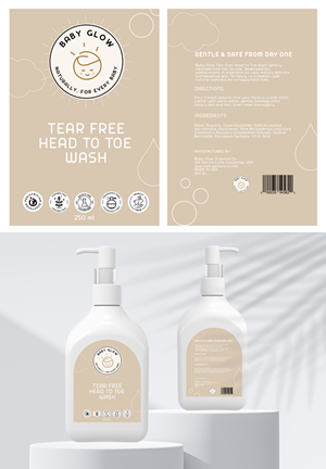 Label Design by sanislarasati for Baby Glow | Design: #35395375