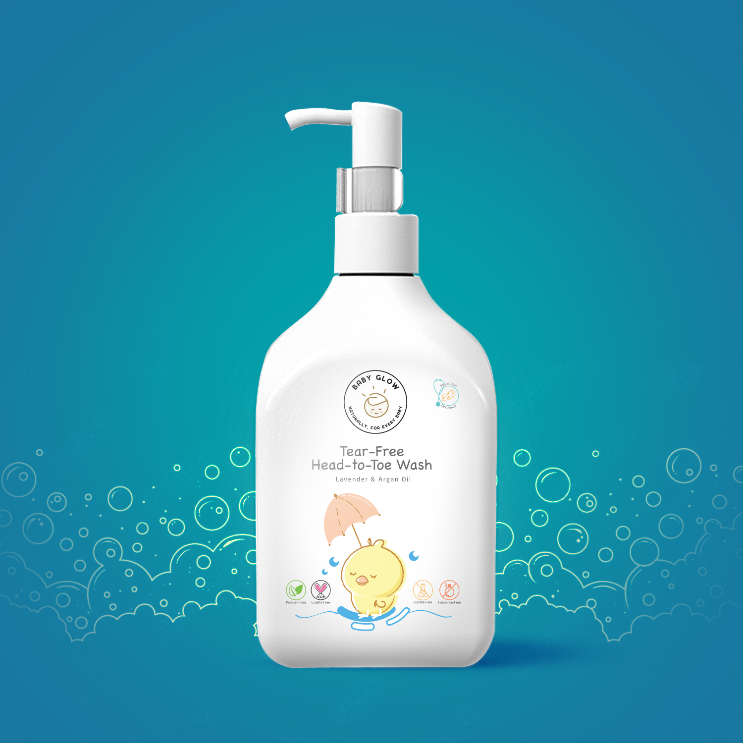 Label Design by Dhimant Maloo for Baby Glow | Design #35367516
