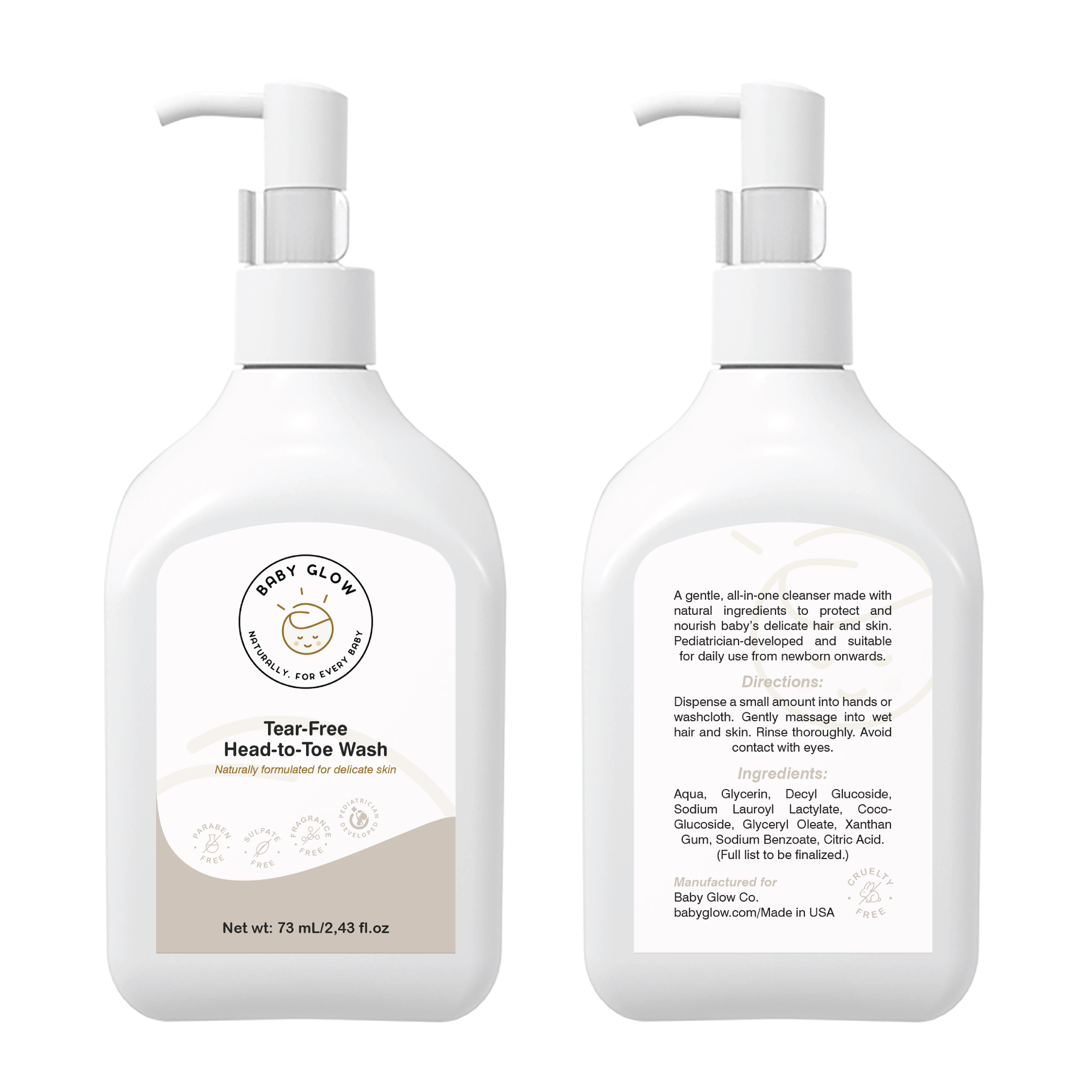 Label Design by Abdulmumin Imam for Baby Glow | Design #35404042