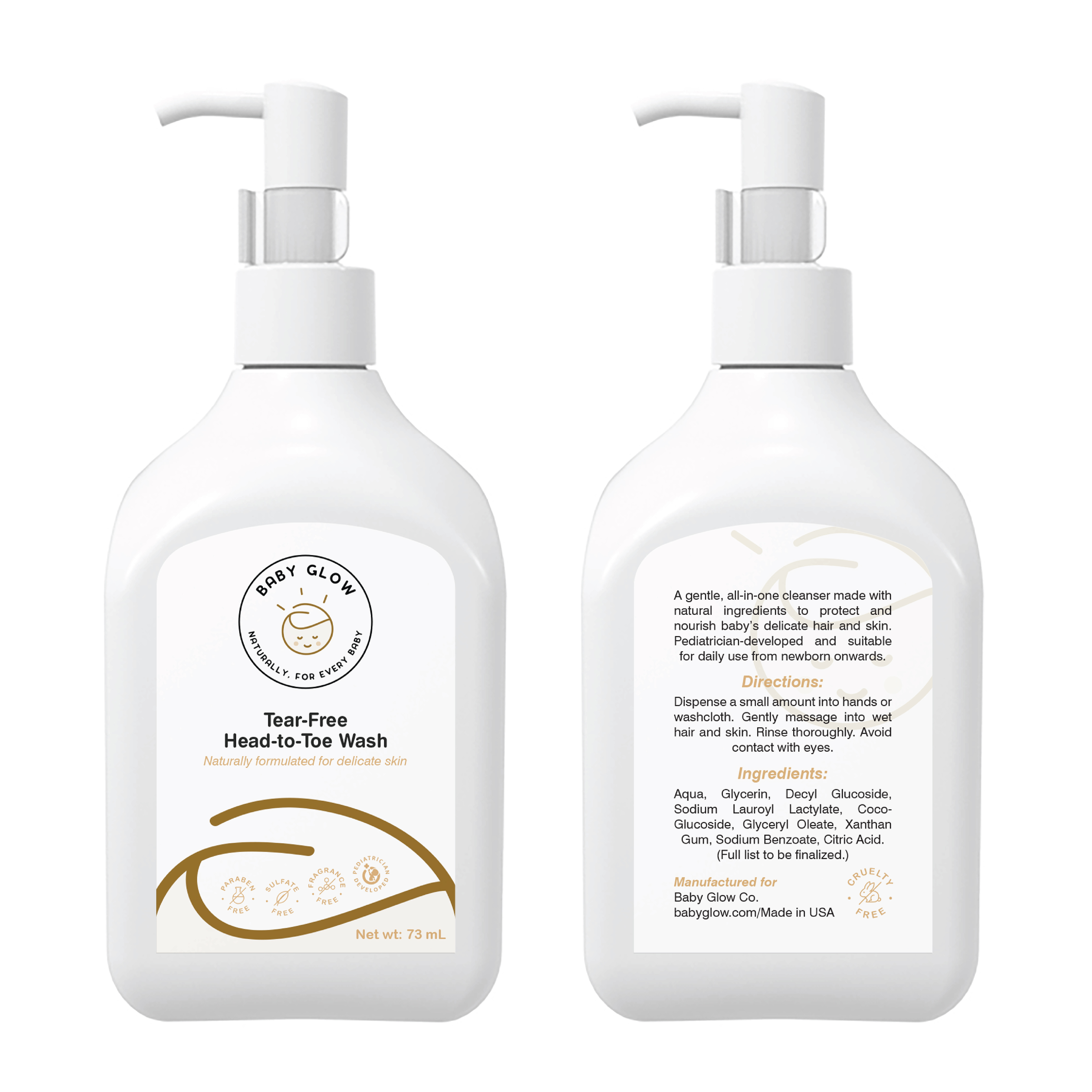 Diseño de Etiqueta por Abdulmumin Imam para Baby Glow | Diseño #35411132