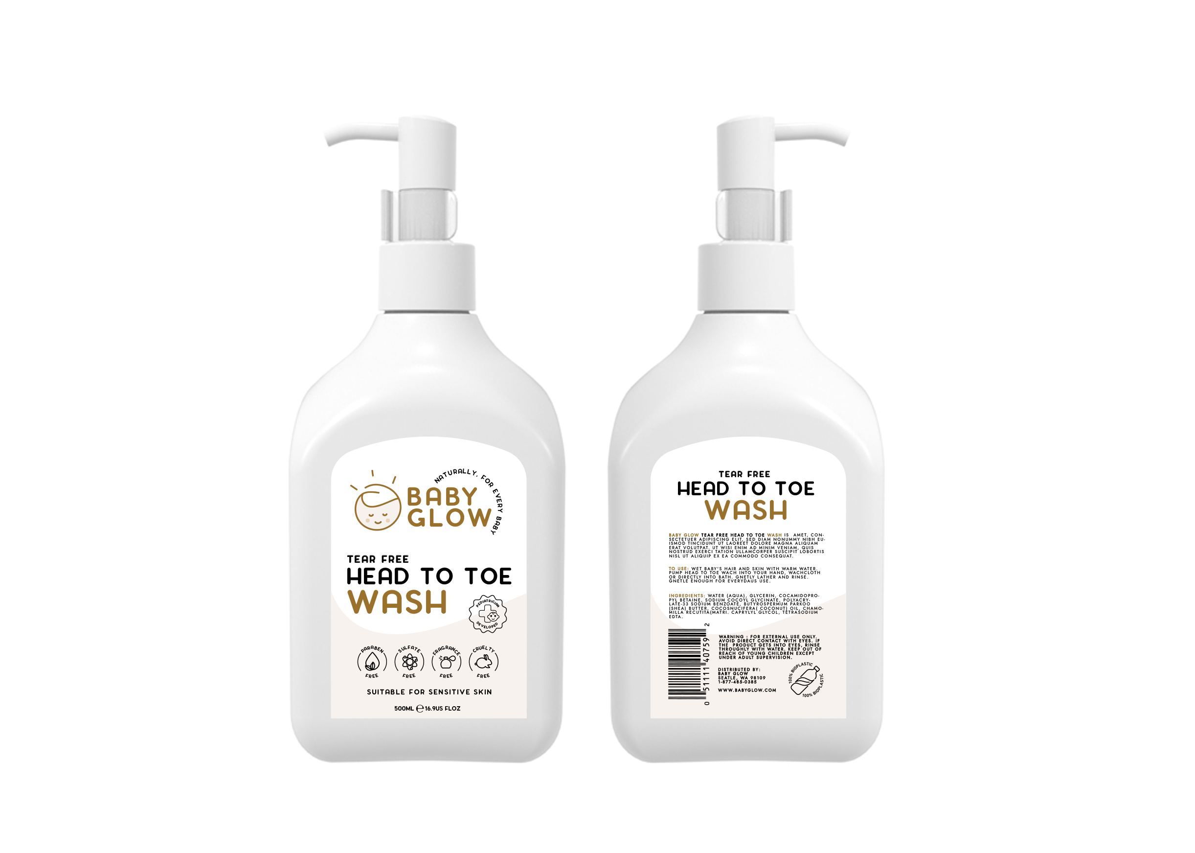 Design Étiquette par Bear Studio pour Baby Glow | Design #35367109