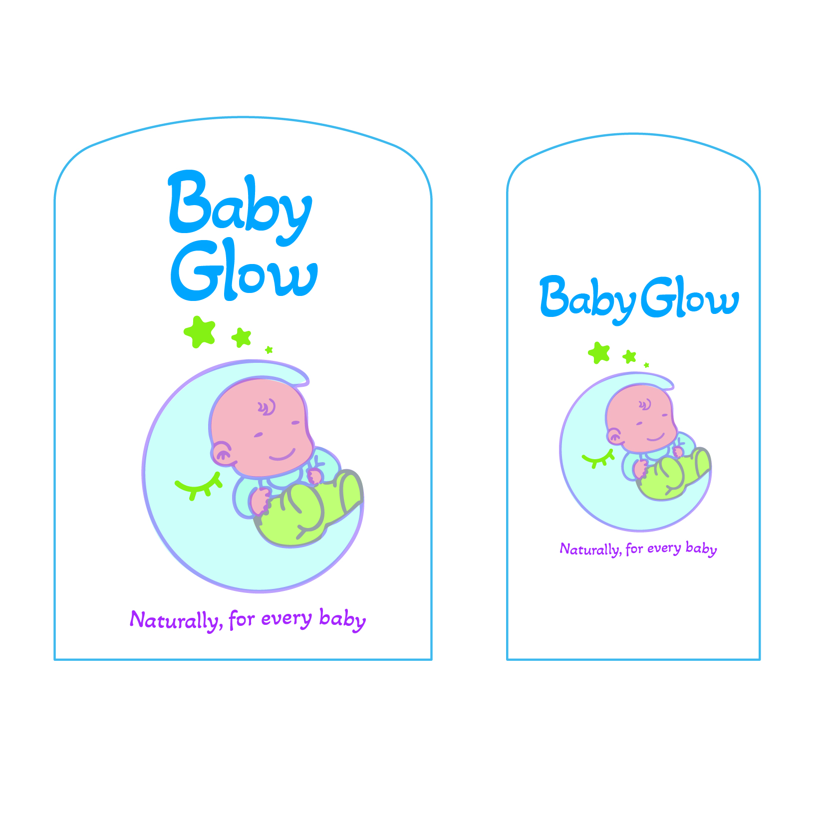Label Design by franklinsoler for Baby Glow | Design #35376580