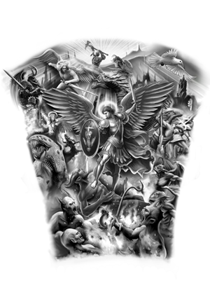 Tattoo Design by rafaelcame 2 for this project | Design: #35366934