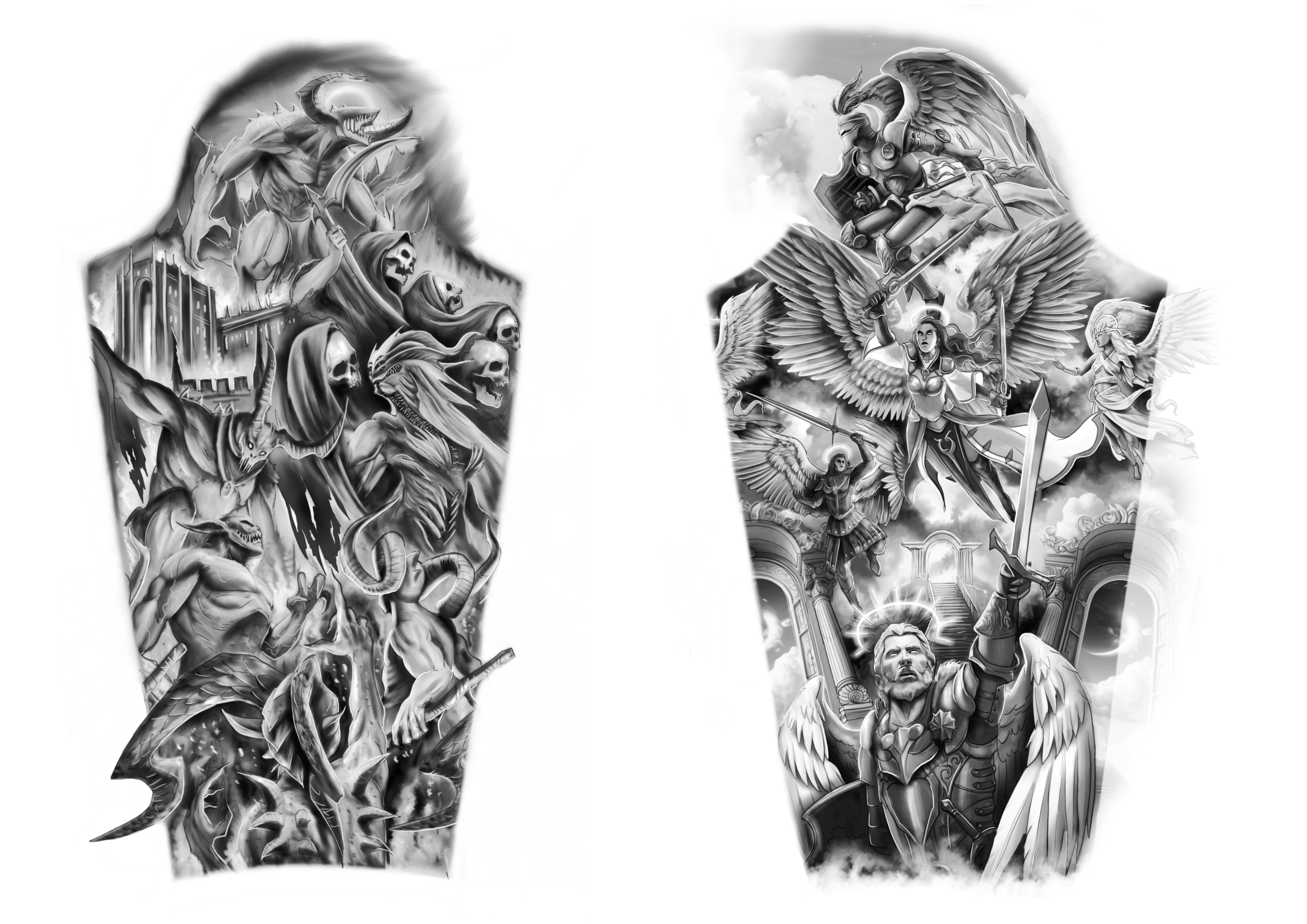 Tattoo Design by rafaelcame 2 for this project | Design #35366935