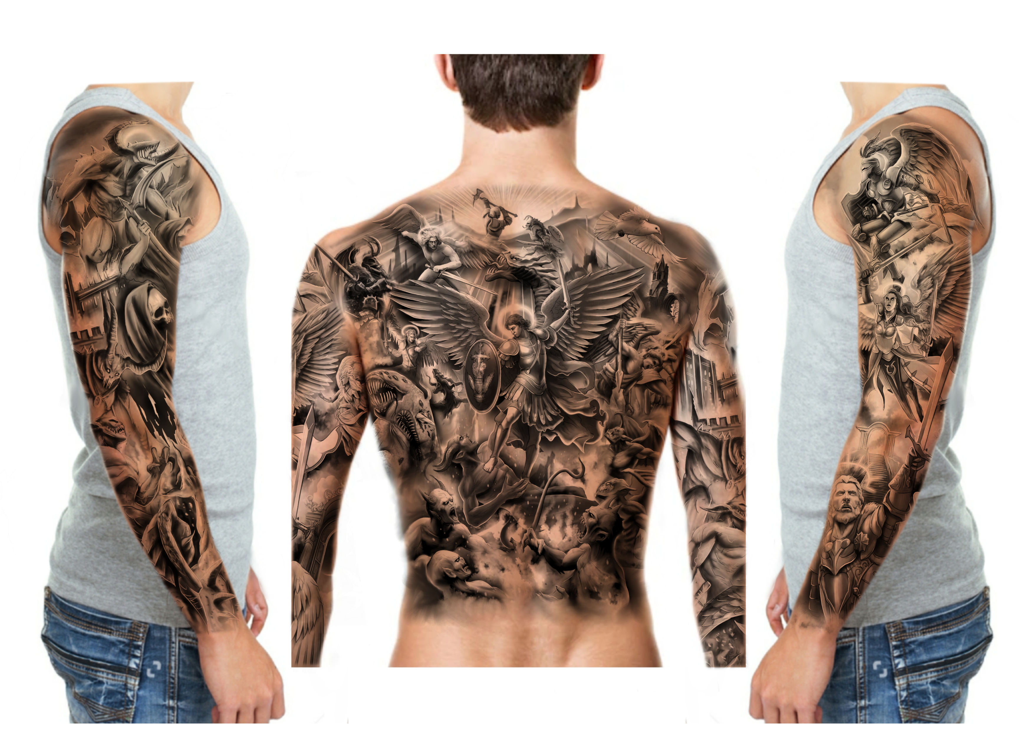 Tattoo Design by rafaelcame 2 for this project | Design #35366937