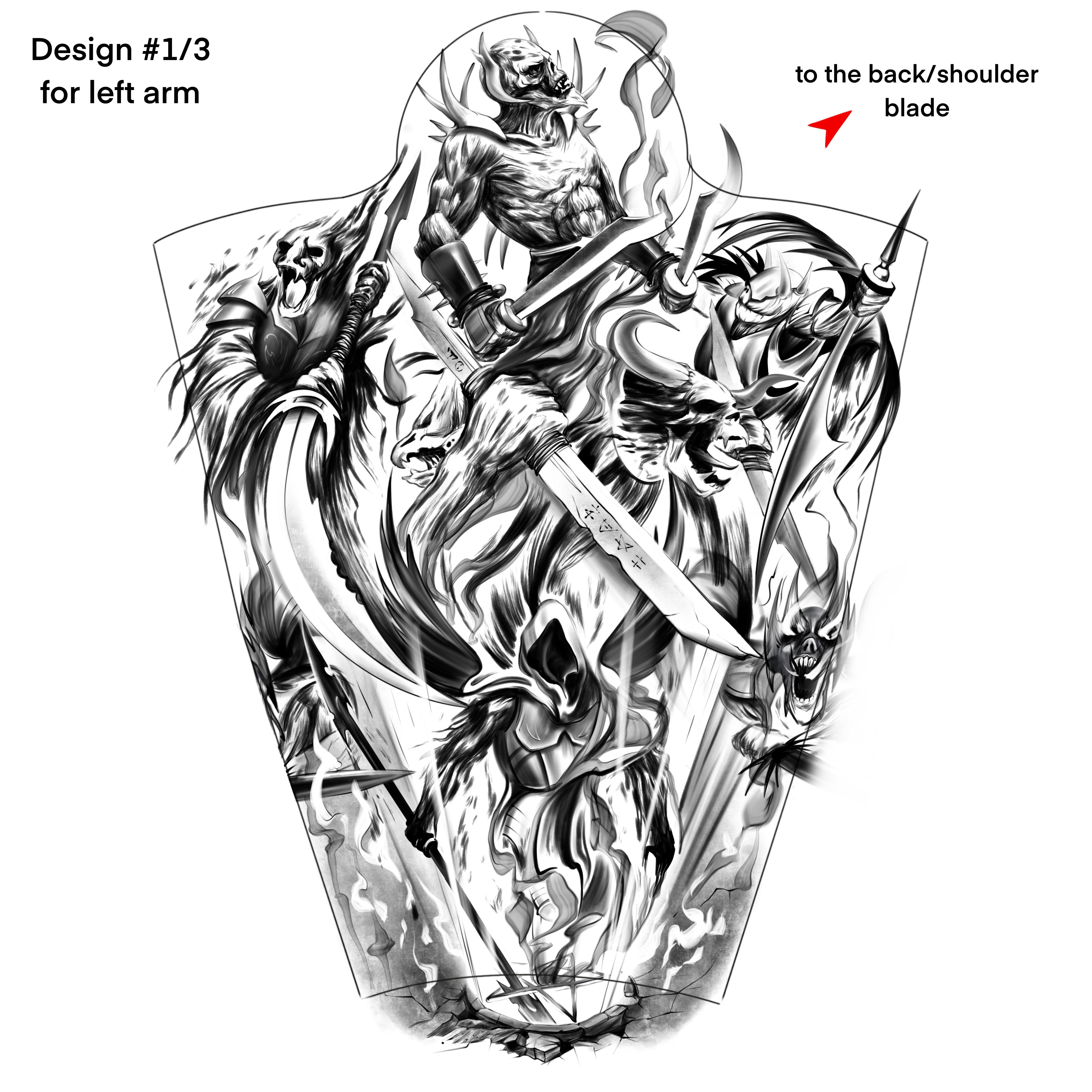 Tattoo Design by Yevhen (Ukrdesign) for this project | Design #35391572