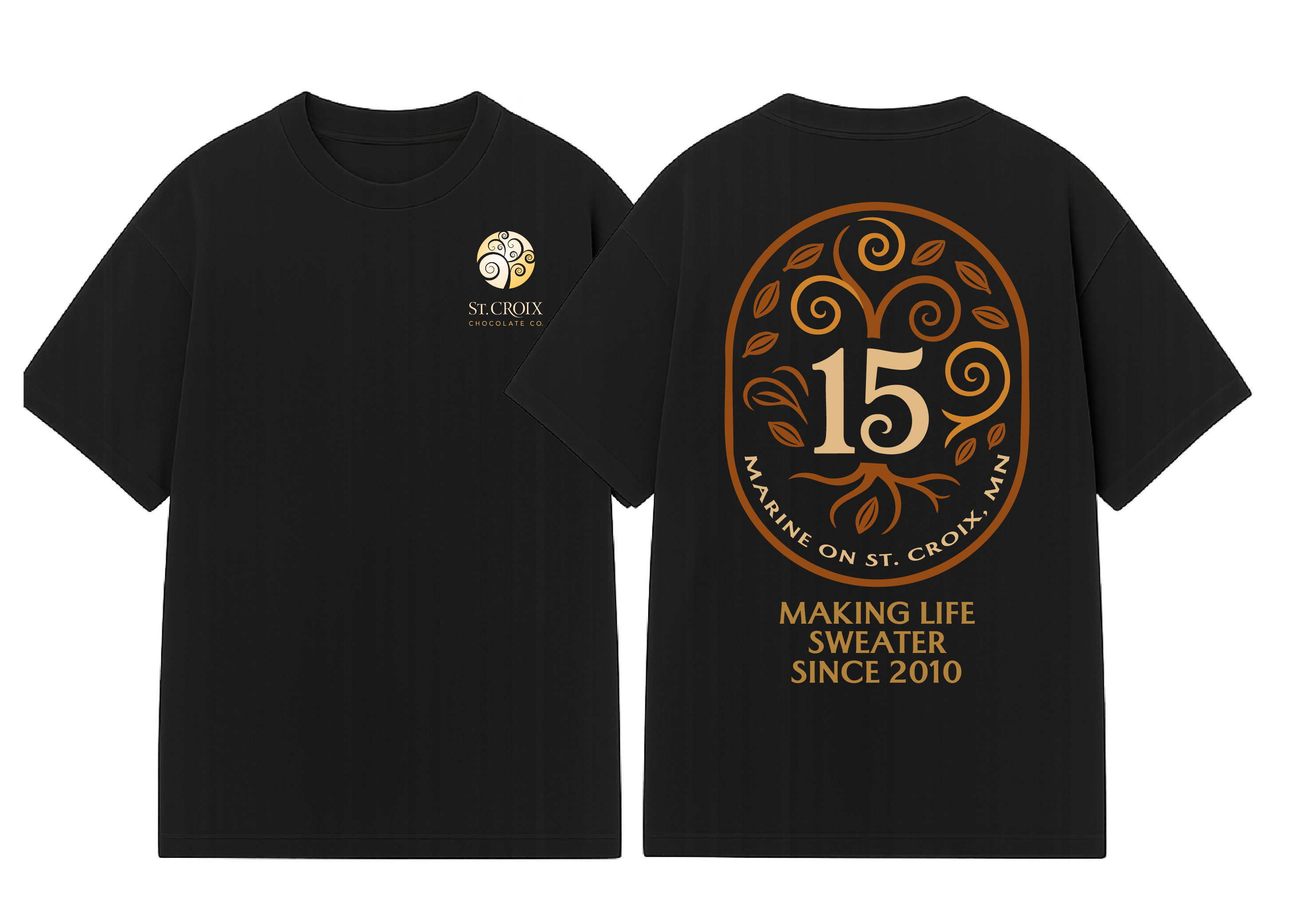 T-shirt Design by NeilDesign for St. Croix Chocolate Company | Design #35374065