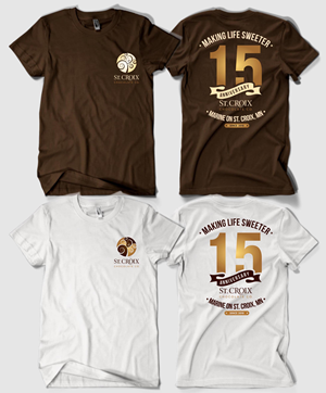 T-Shirt-Design von Rheanza für St. Croix Chocolate Company | Design: #35396188