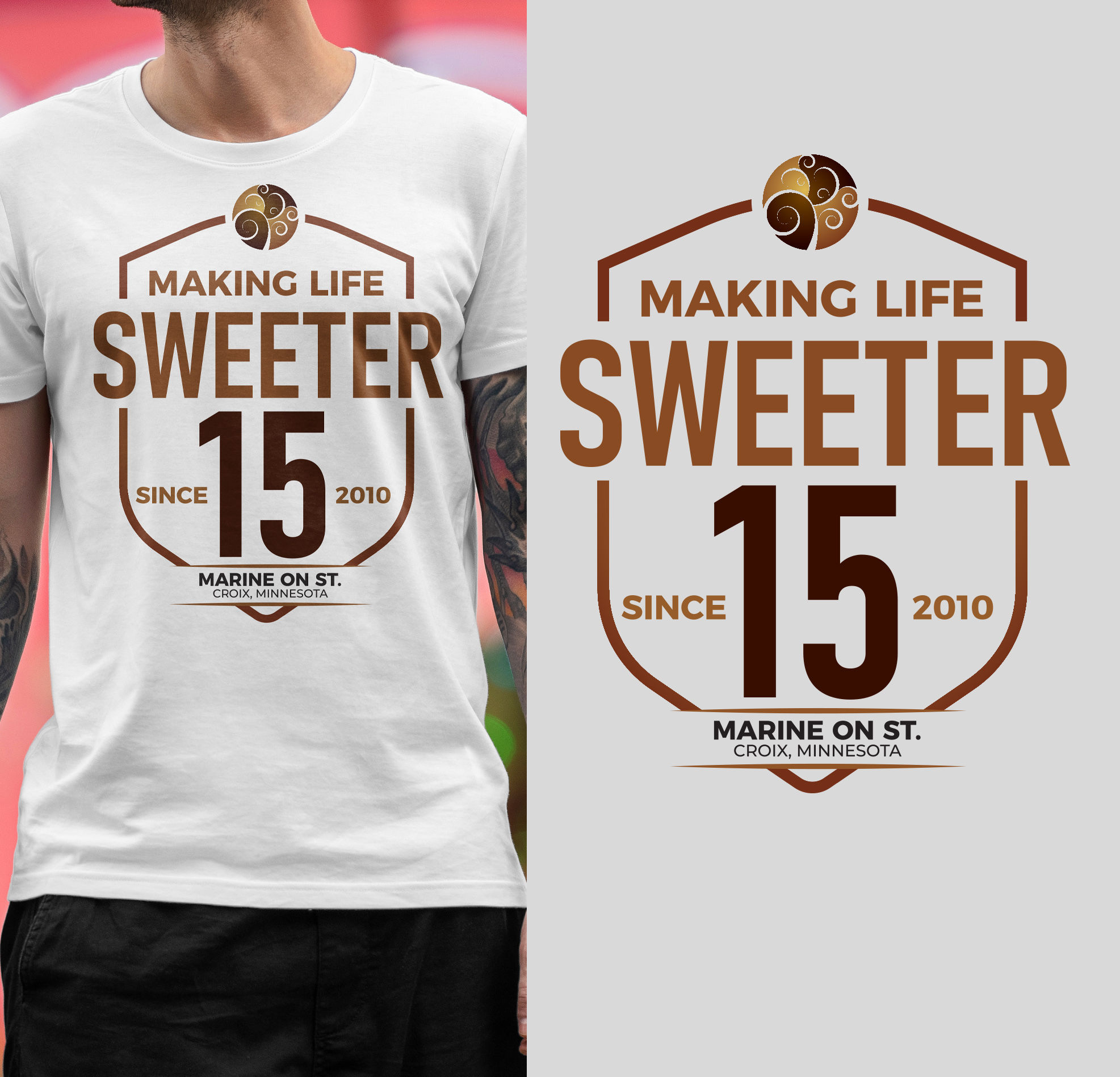 T-shirt Design by Teespixels for St. Croix Chocolate Company | Design #35391568
