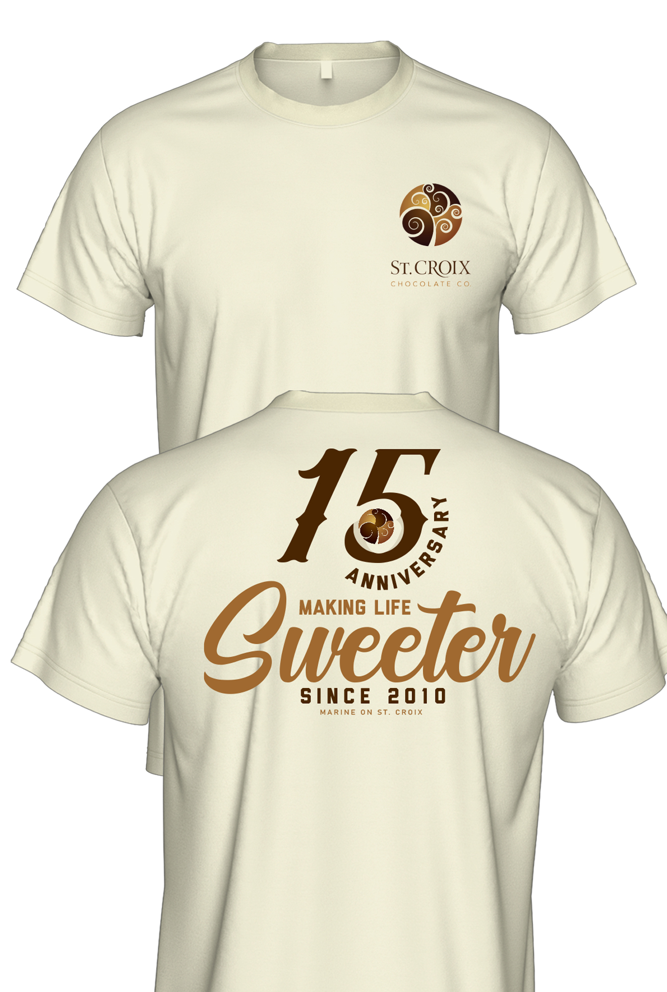 T-shirt Design by Teespixels for St. Croix Chocolate Company | Design #35394135