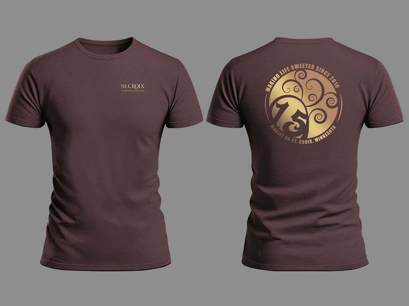 T-Shirt-Design von Johncina für St. Croix Chocolate Company | Design #35411343