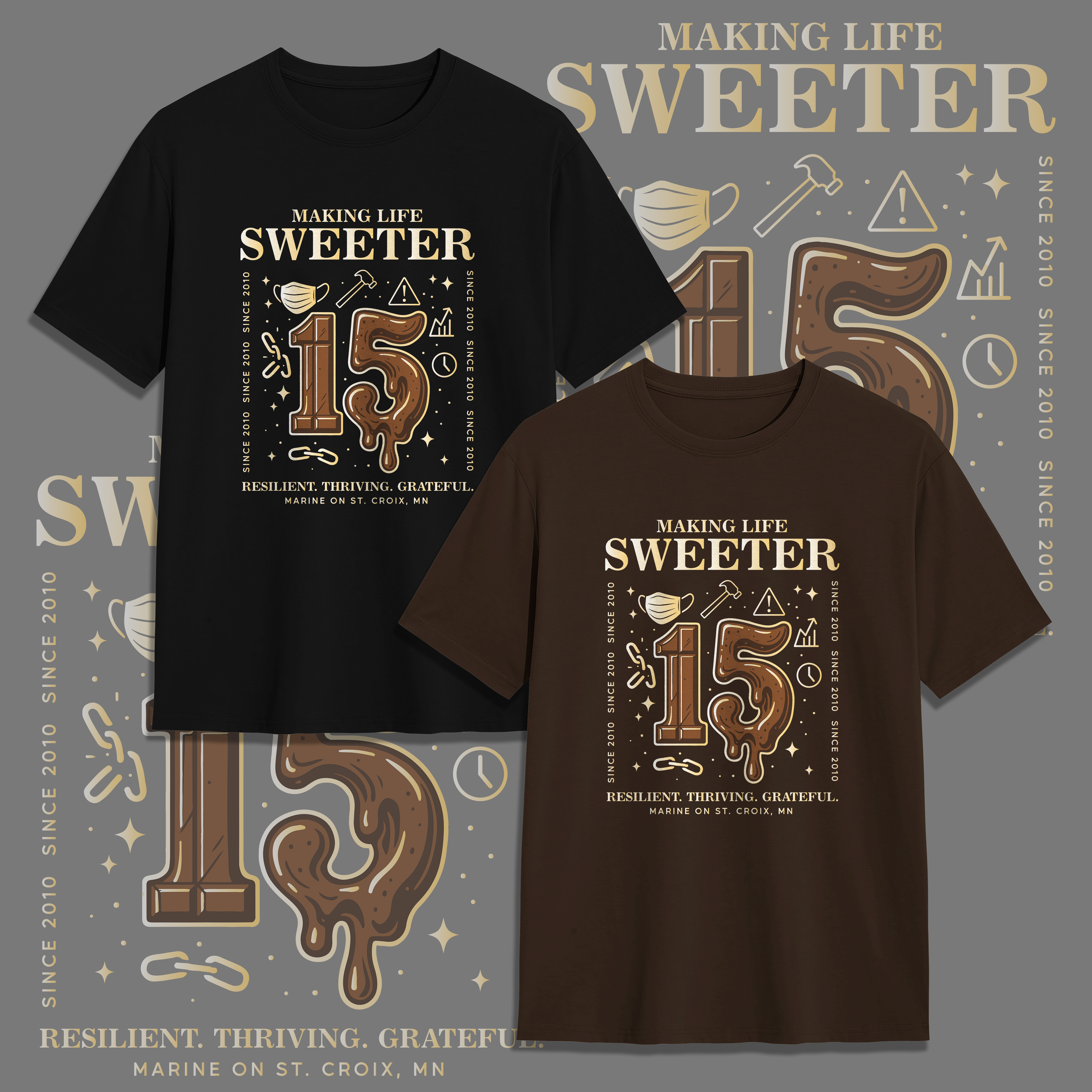 T-shirt Design by V FOUR Design for St. Croix Chocolate Company | Design #35386799