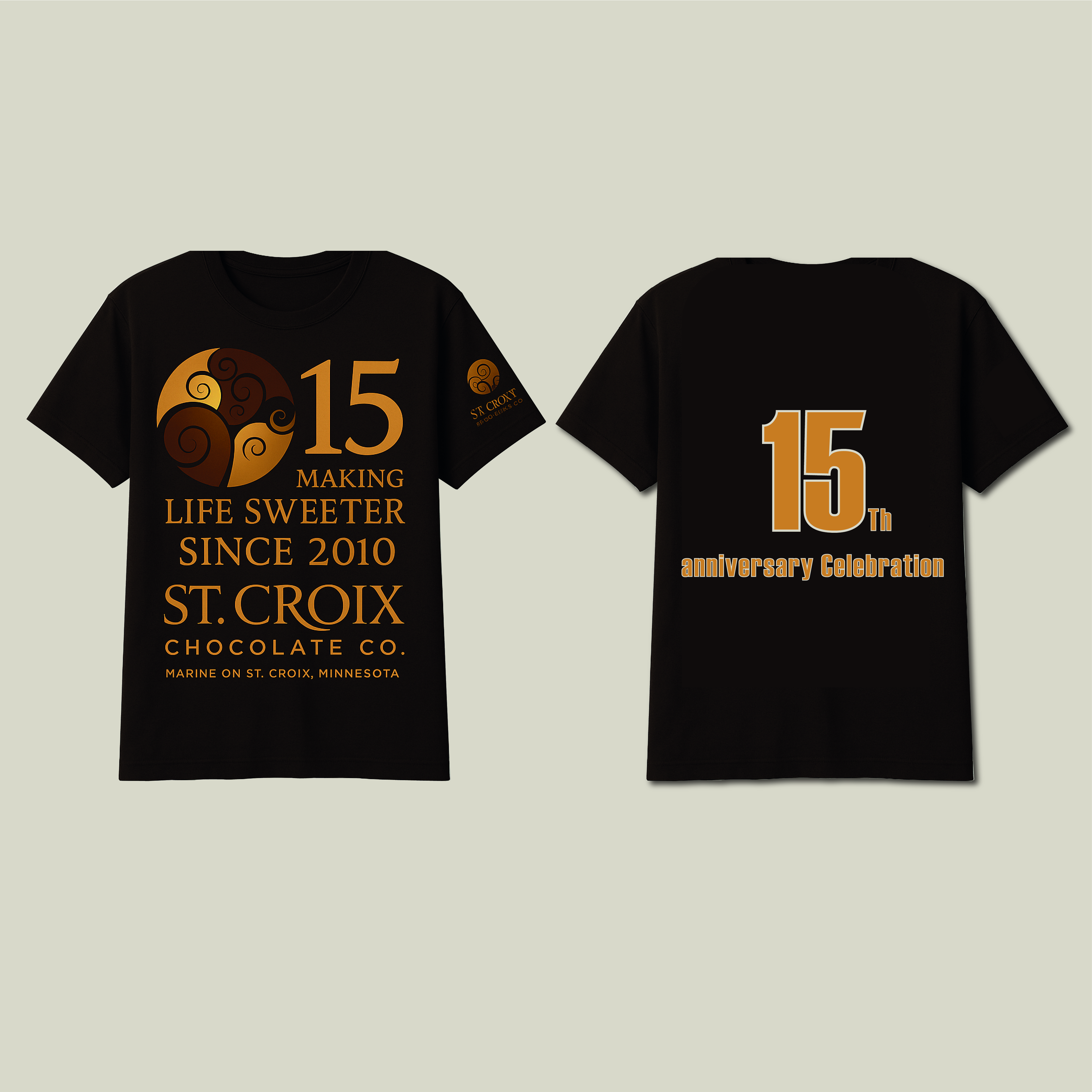 T-Shirt-Design von Design with Sayam für St. Croix Chocolate Company | Design #35377982