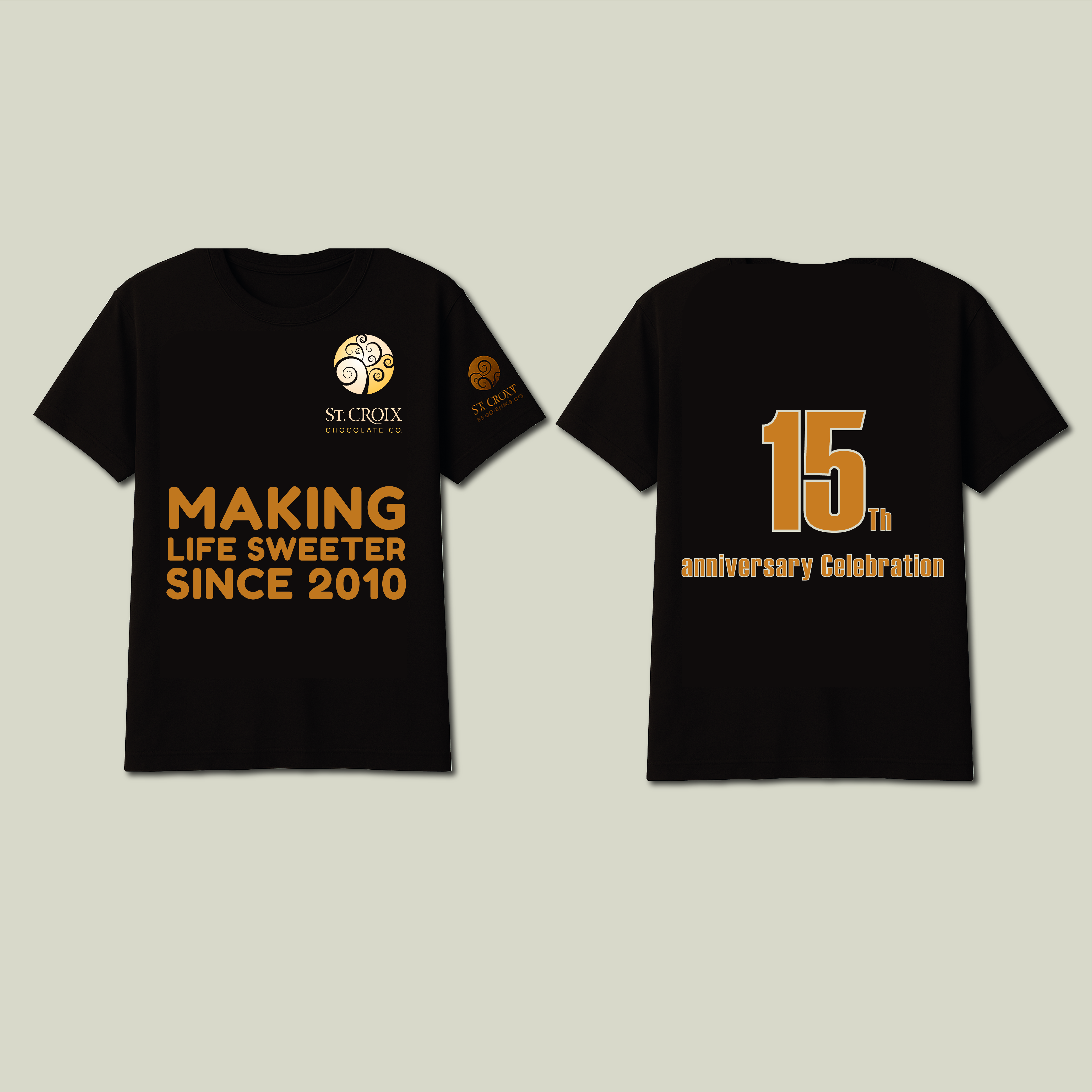 T-shirt Design by Design with Sayam for St. Croix Chocolate Company | Design #35377984