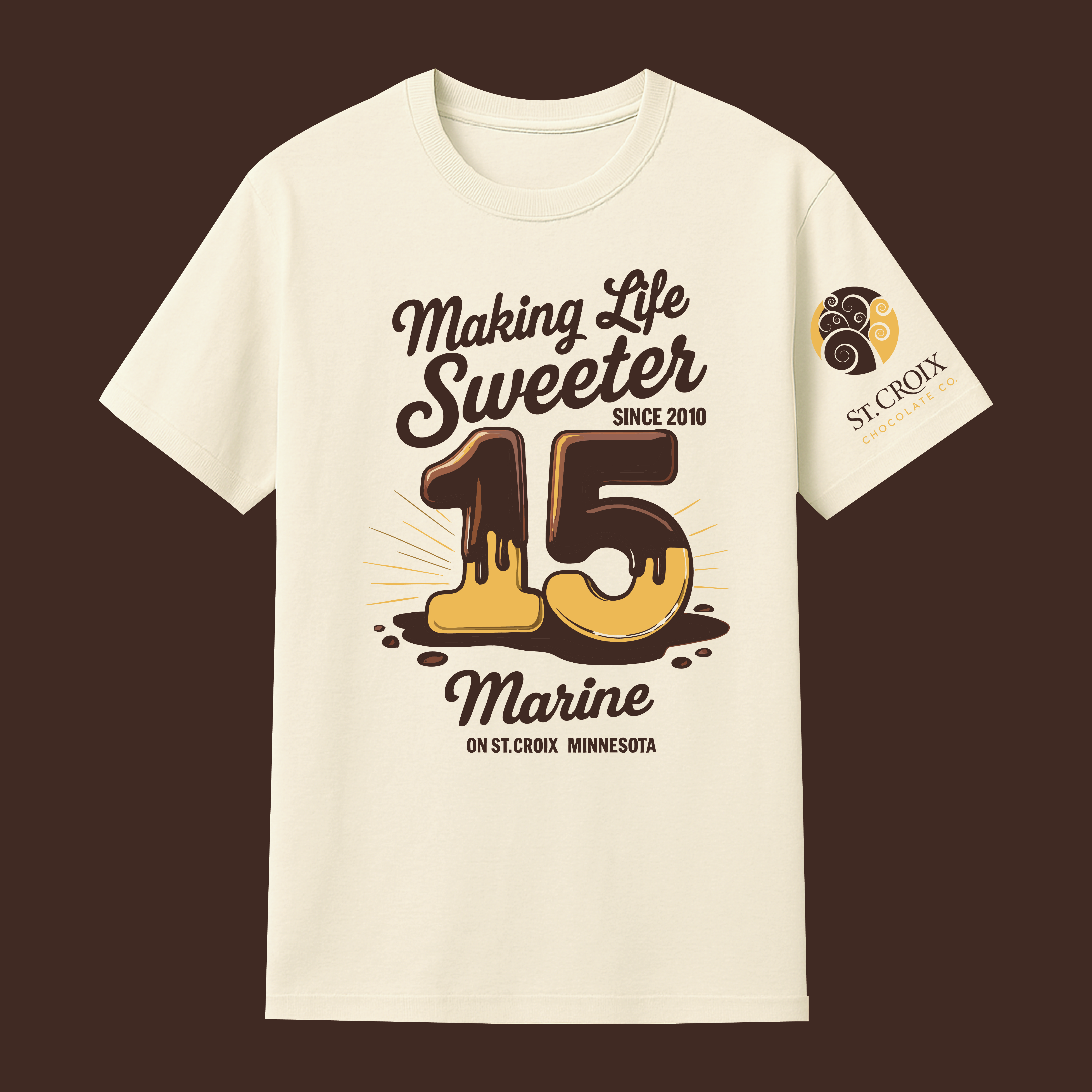 Diseño de Camiseta por amdad26 para St. Croix Chocolate Company | Diseño #35410411