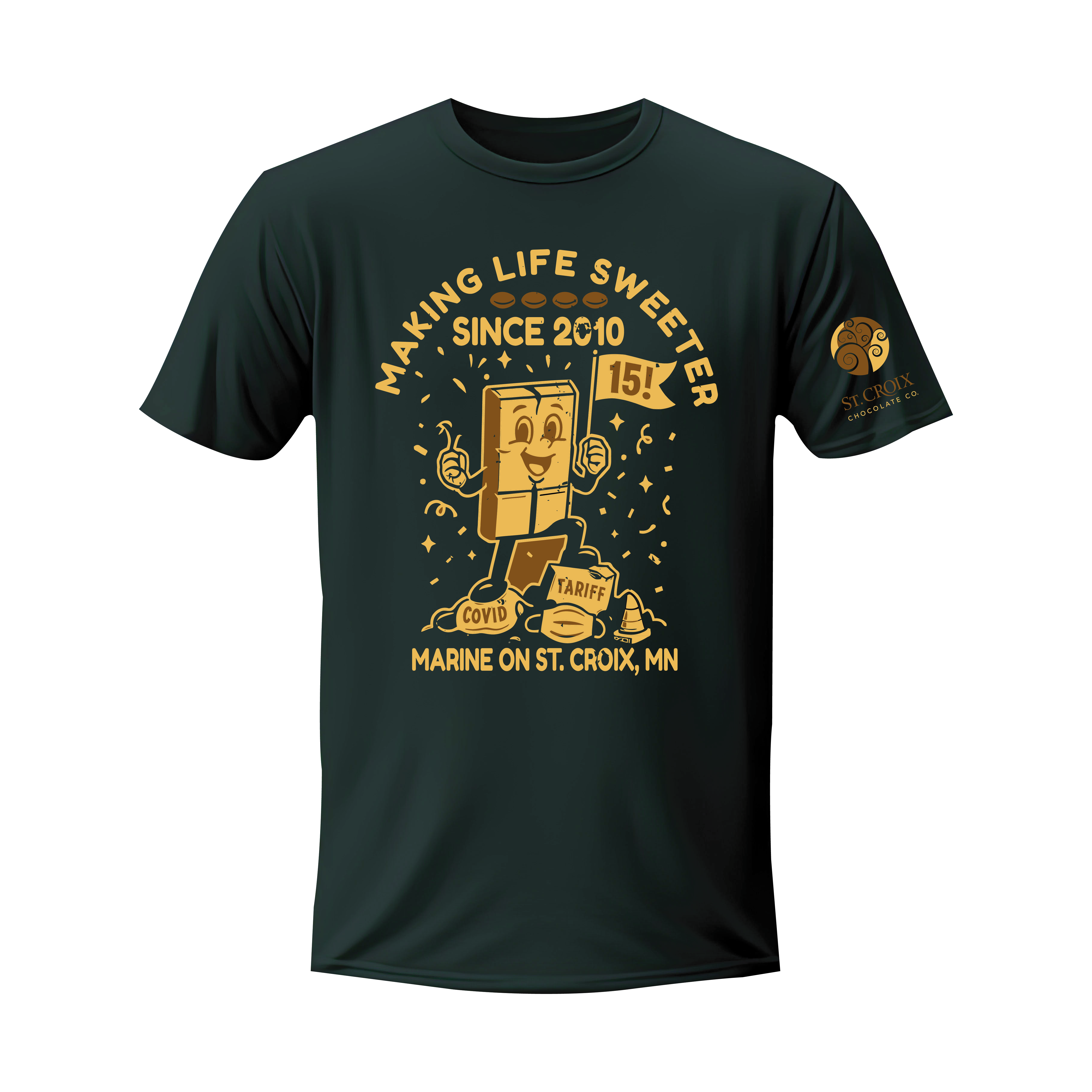 T-shirt Design by amdad26 for St. Croix Chocolate Company | Design #35410990
