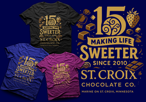 T-Shirt-Design von Xerox für St. Croix Chocolate Company | Design: #35399342