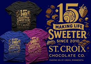 T-Shirt-Design von Xerox für St. Croix Chocolate Company | Design: #35399481