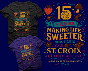 T-Shirt-Design von Xerox für St. Croix Chocolate Company | Design: #35403290
