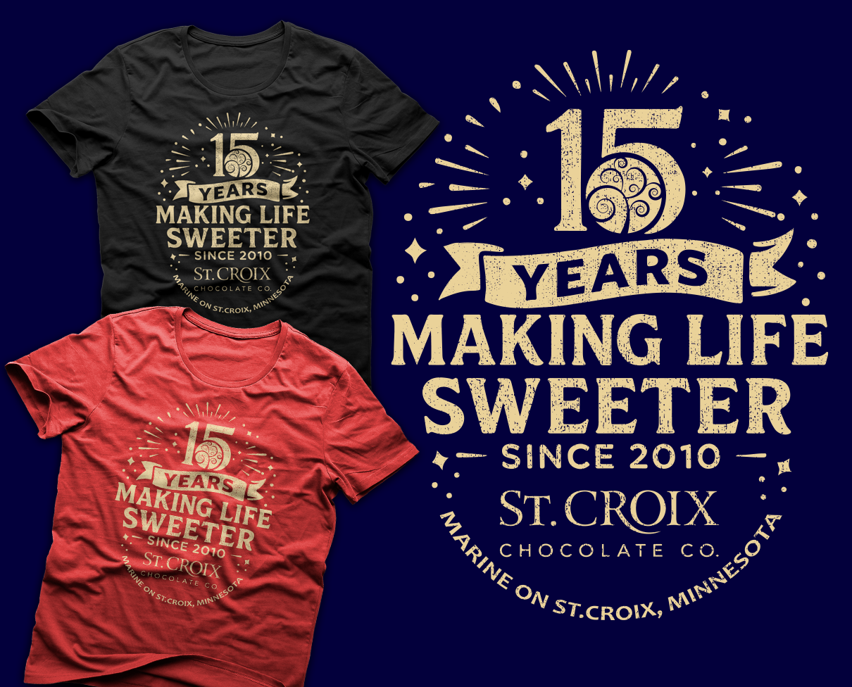 T-shirt Design by Xerox for St. Croix Chocolate Company | Design #35405829