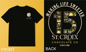 Diseño de Camiseta por Den Bagus para St. Croix Chocolate Company | Diseño #35409432