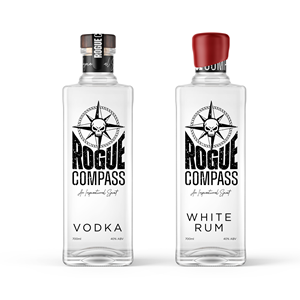 Packaging Design by Sergio Coelho for Rogue Compass Distillers | Design: #35488223