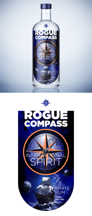 Verpackungs-Design von ANDRE SIMON für Rogue Compass Distillers | Design: #35497636