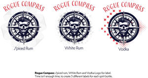 Packaging Design by Sophie DL for Rogue Compass Distillers | Design #35496808