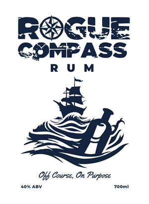 Packaging Design by MNM for Rogue Compass Distillers | Design: #35524493