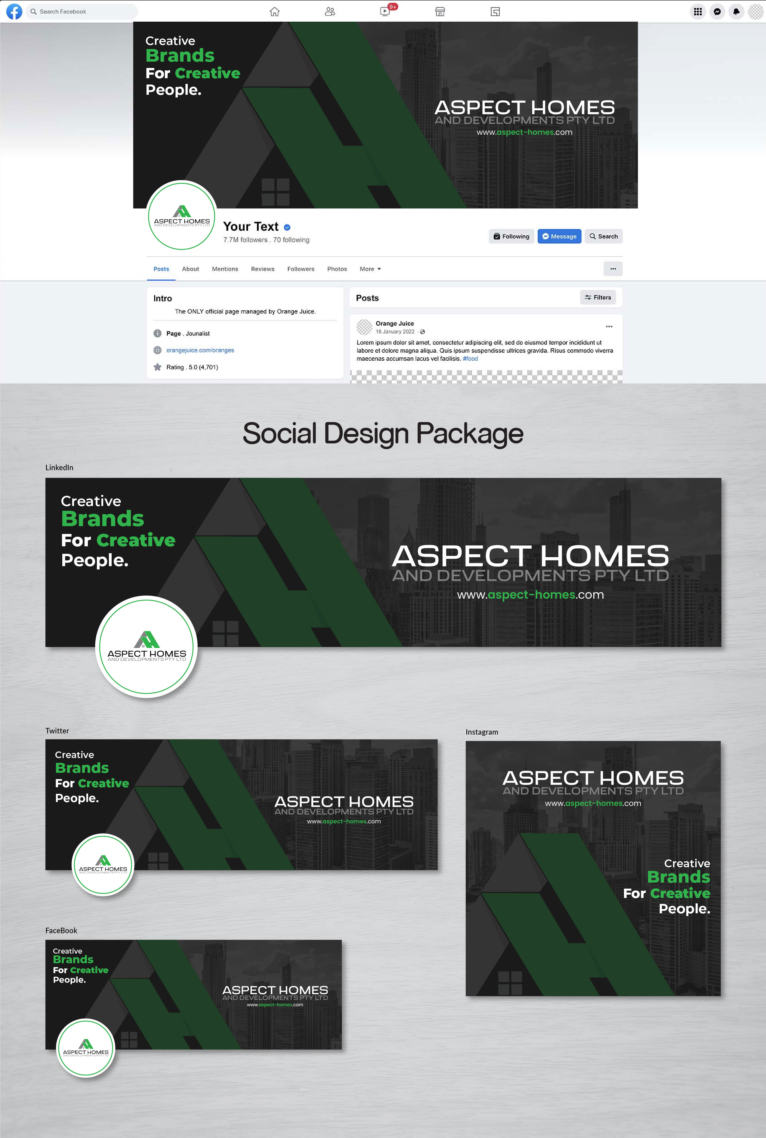 Facebook Design by artbitin for this project | Design #35382117