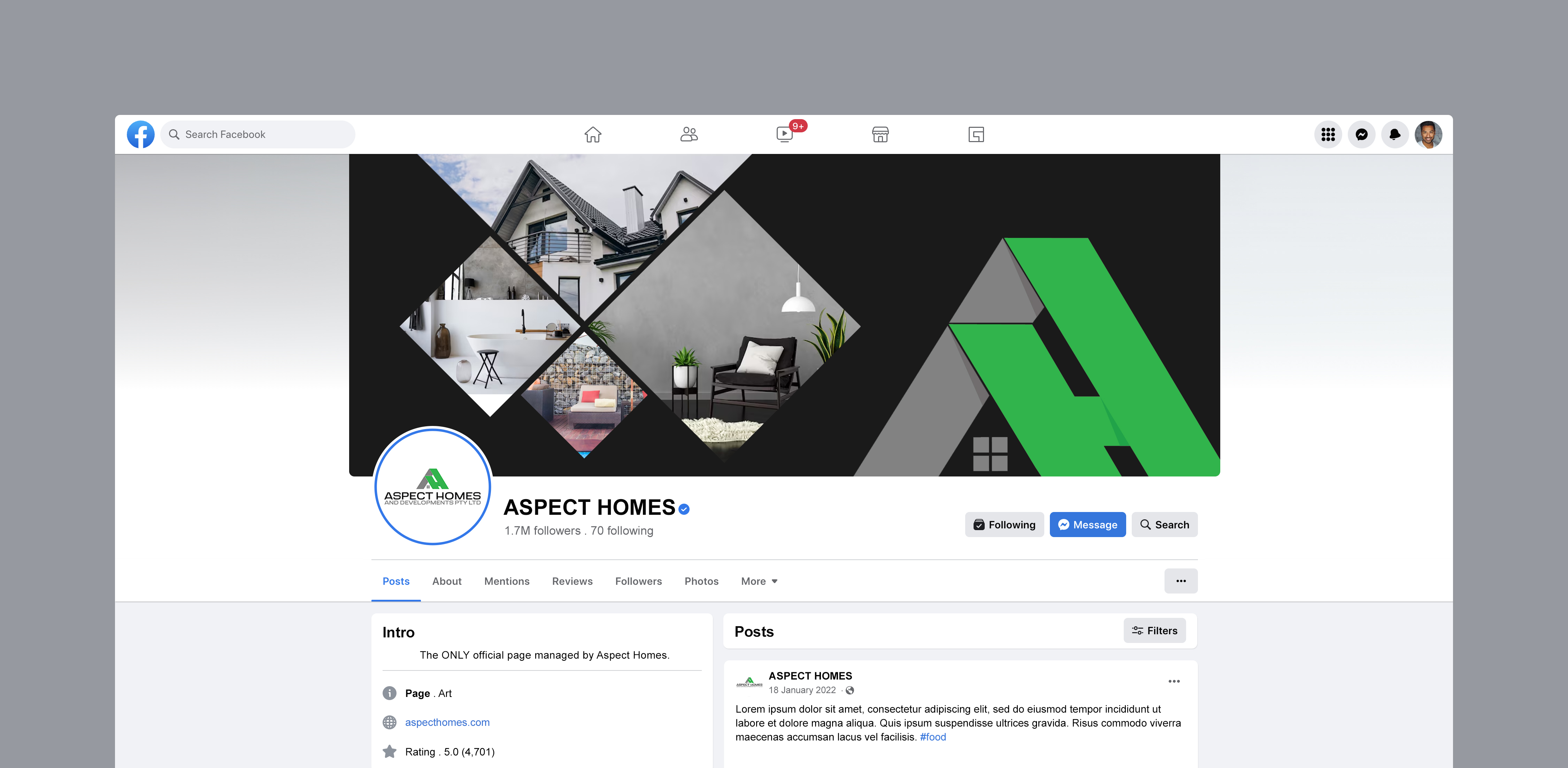 Facebook Design by fawadawan for this project | Design #35396050