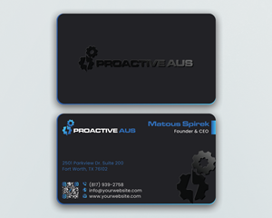 Business Card Design by DesignerShahadat for this project | Design: #35383289