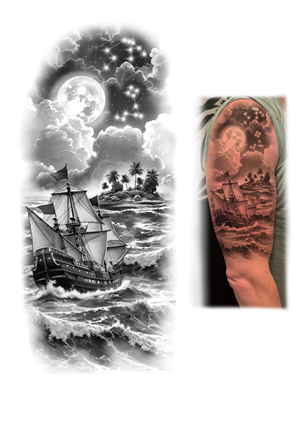 Tattoo Design by rafaelcame 2 for this project | Design: #35397494