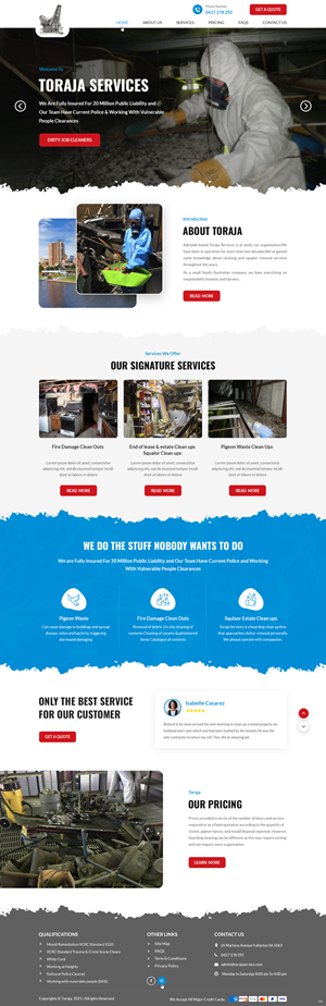 Diseño Web por pb para RG Harris Holdings  | Diseño #35391622