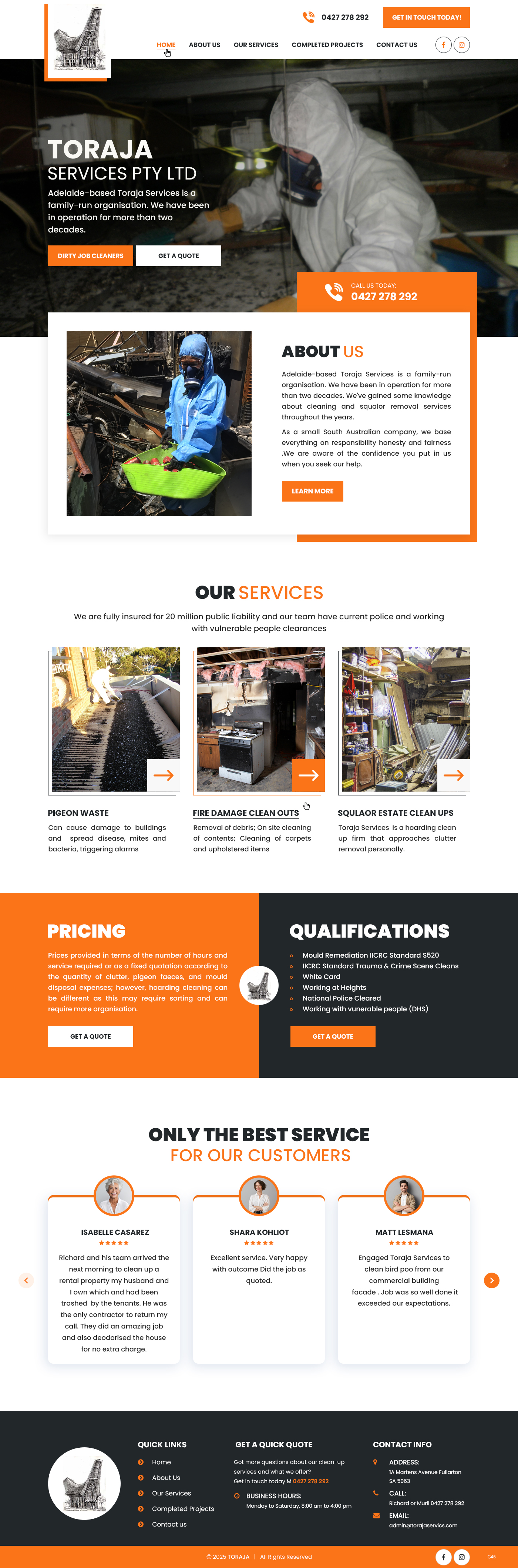 Web Design by pb for RG Harris Holdings  | Design #35391625