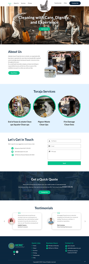 Web Design by pb for RG Harris Holdings  | Design: #35391626