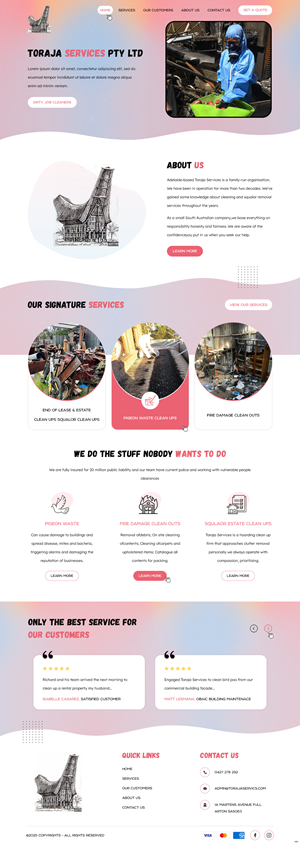 Web Design by pb for RG Harris Holdings  | Design: #35391629