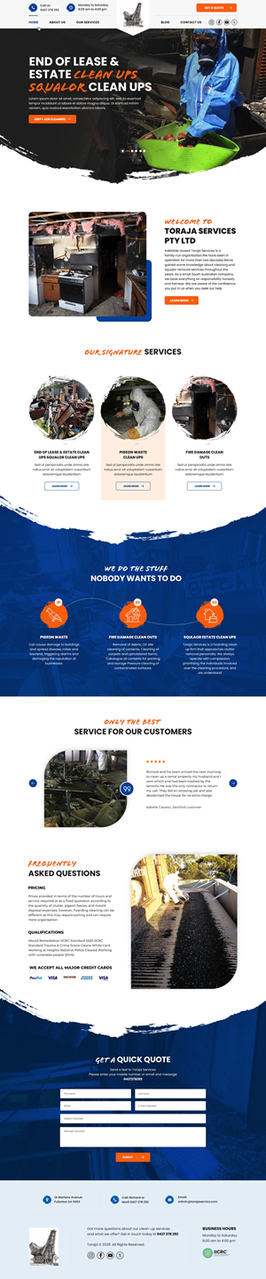 Web Design by pb for RG Harris Holdings  | Design: #35391635