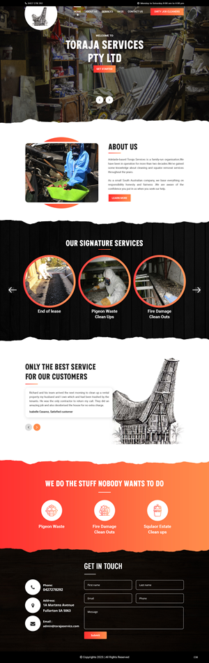 Web Design by pb for RG Harris Holdings  | Design: #35396107