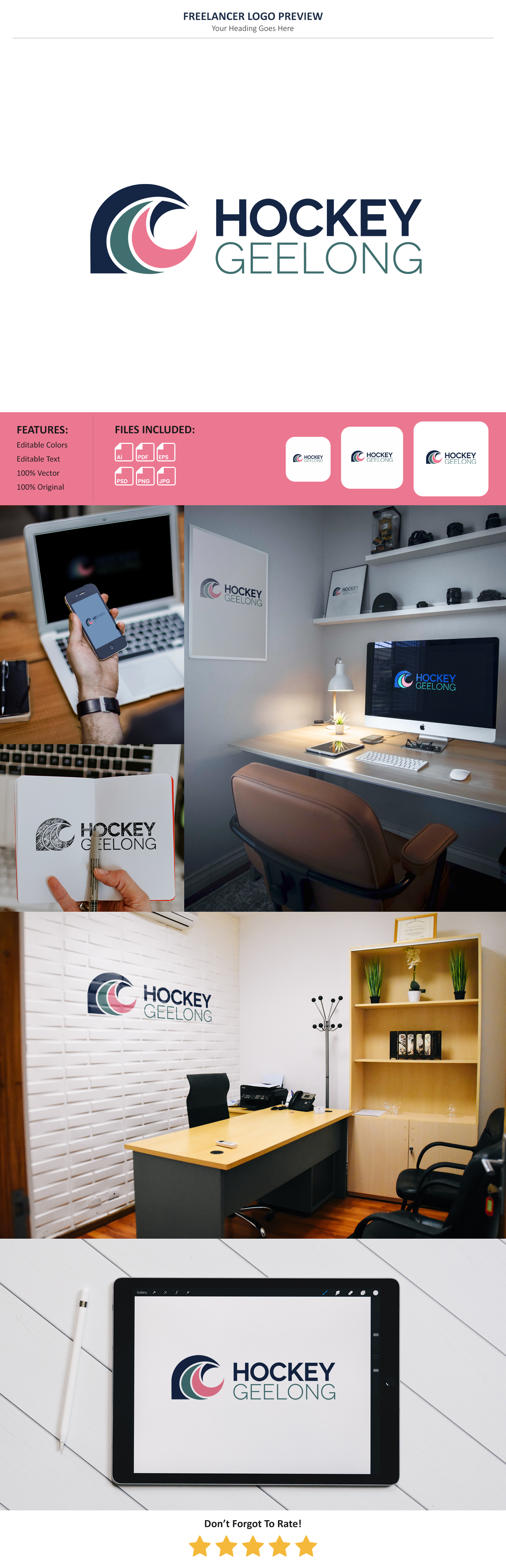 Diseño de Logo por VectorForge para Hockey Geelong | Diseño #35399007