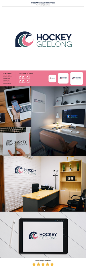 Logo Design by VectorForge for Hockey Geelong | Design: #35399007