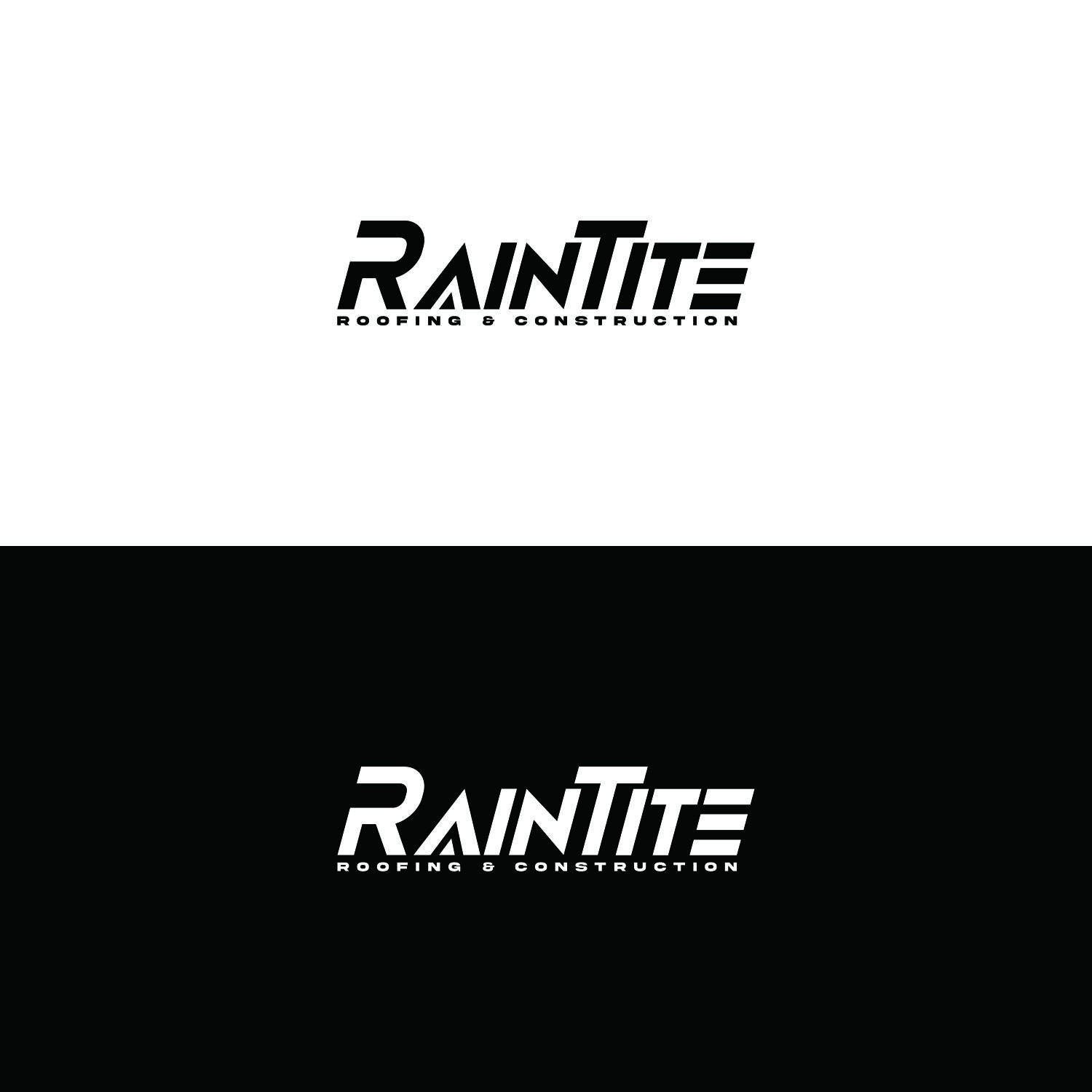Diseño de Logo por agung 25 para RainTite Roofing & Construction | Diseño #35390811