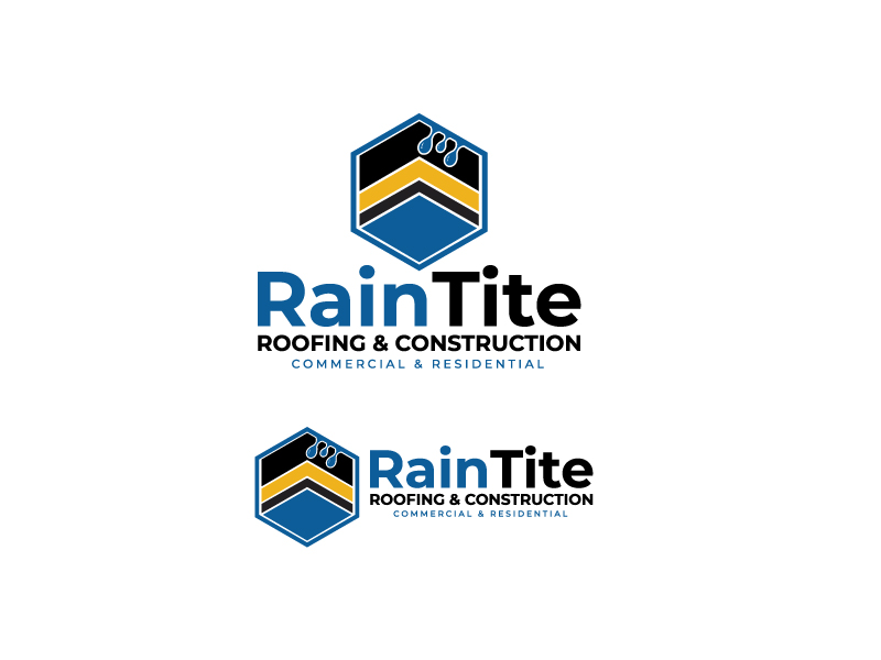 Diseño de Logo por Cliping_path para RainTite Roofing & Construction | Diseño #35419097