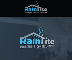 Logo-Design von Luckey yaari für RainTite Roofing & Construction | Design: #35388166
